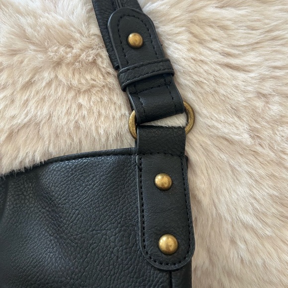 Black Leather Women's Bag - Picture 6 of 13